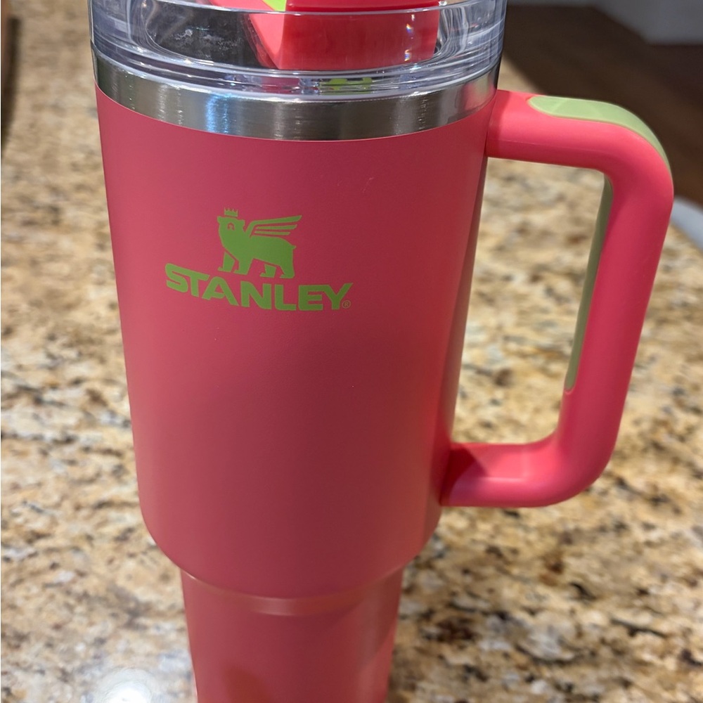Stanley Coral Tumbler with Handle 40 Oz